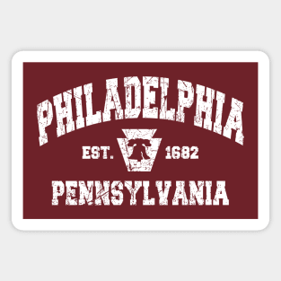 Vintage Philadelphia PA Liberty Bell Keystone State Classic Magnet